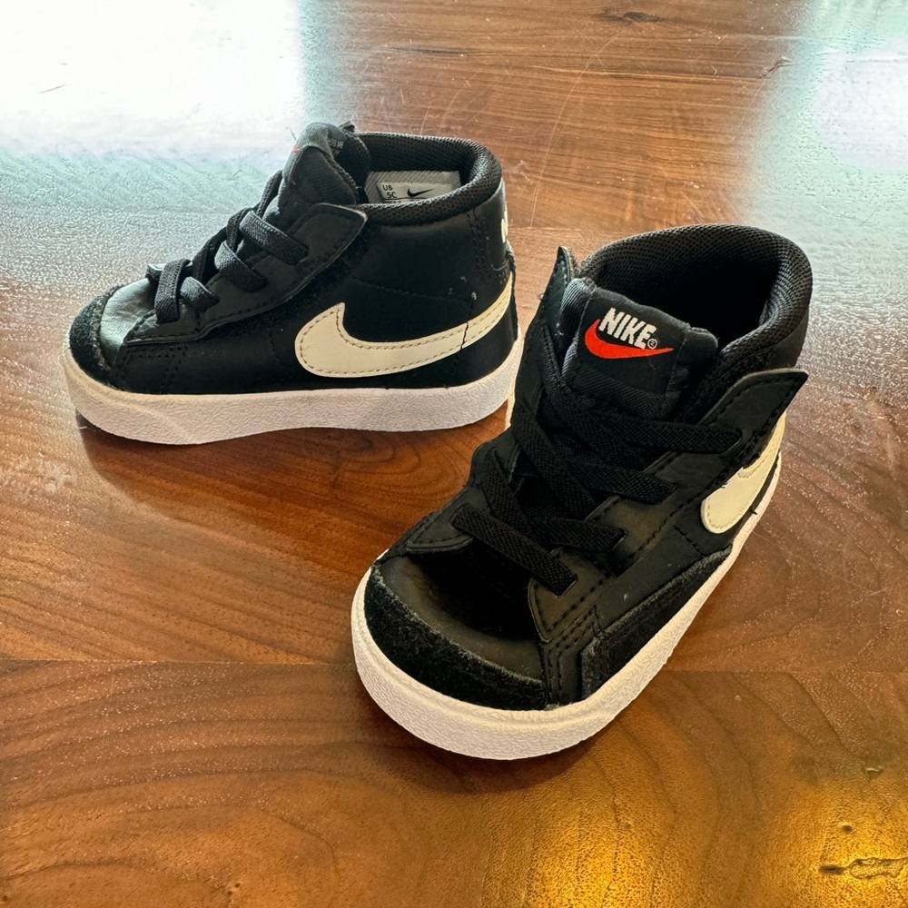 Nike Blazer Mid '77 Baby/Toddler Shoes - Black